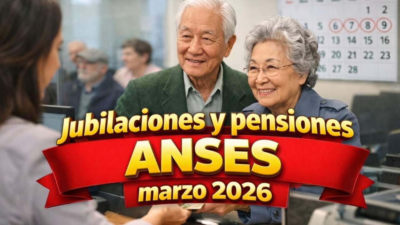 Jubilaciones y pensiones ANSES marzo 2026: Montos, requisitos y calendario de pagos