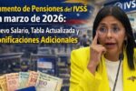 Aumento de Pensiones del IVSS en marzo de 2026: Nuevo Salario, Tabla Actualizada y Bonificaciones Adicionales