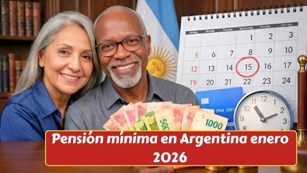 Pensión mínima en Argentina enero 2026: $85,000 confirmados, beneficiarios y calendario de pagos