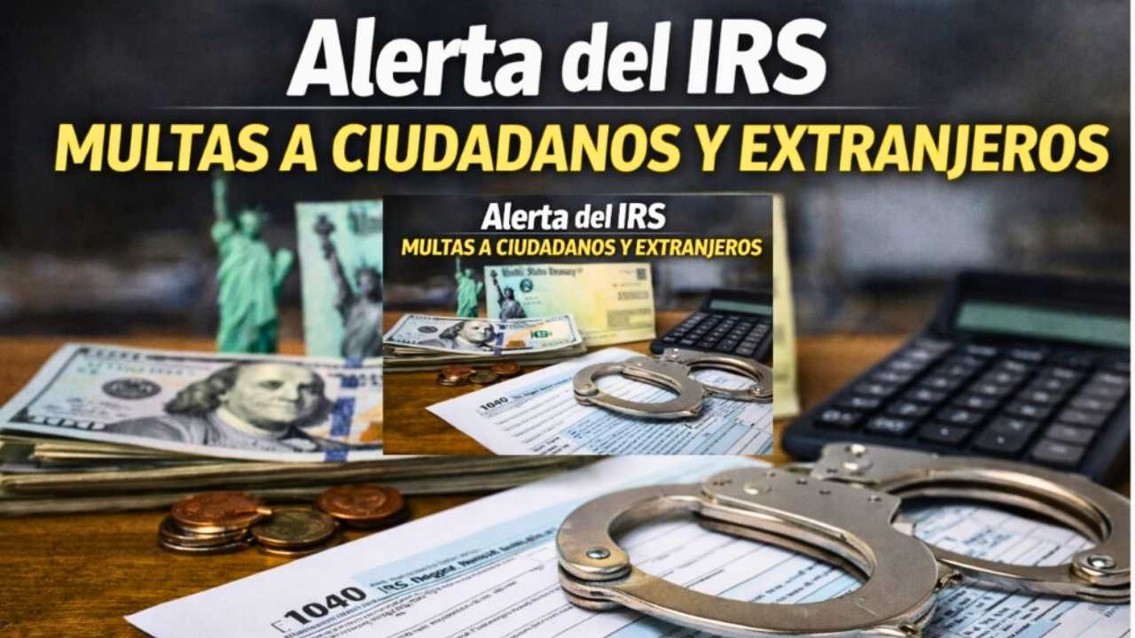IRS advierte: multas para ciudadanos y extranjeros por incumplir procesos fiscales