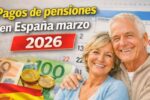 Pagos de pensiones marzo 2026 en España: calendario oficial y beneficiarios hasta 1.200 €