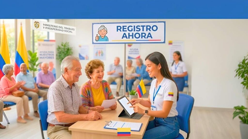 Subsidio Adultos Mayores Colombia 2026: registro fácil y pago de $220,000 en marzo